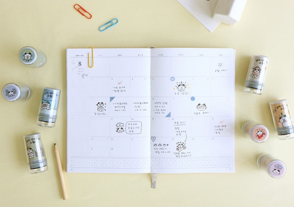 ICONIC Cat Meow stamp series(10 styles) Self-Inking