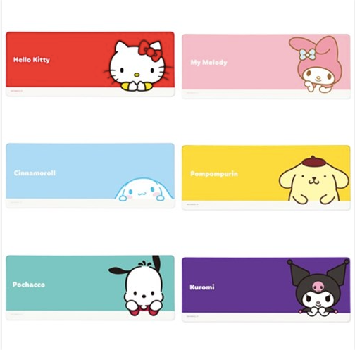 Sanrio Kuromi My Melody Sweet Piano Letter Set Sticker / Made in Japan 2021
