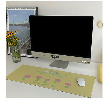 MAZZZZY enough Multifunctional Desk Pad, Desk Wrting Mat Mouse Pad Desk Blotter