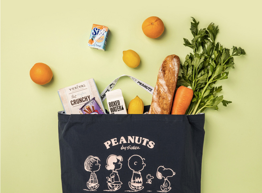 Peanuts shopper shoulder bag, 2 colors