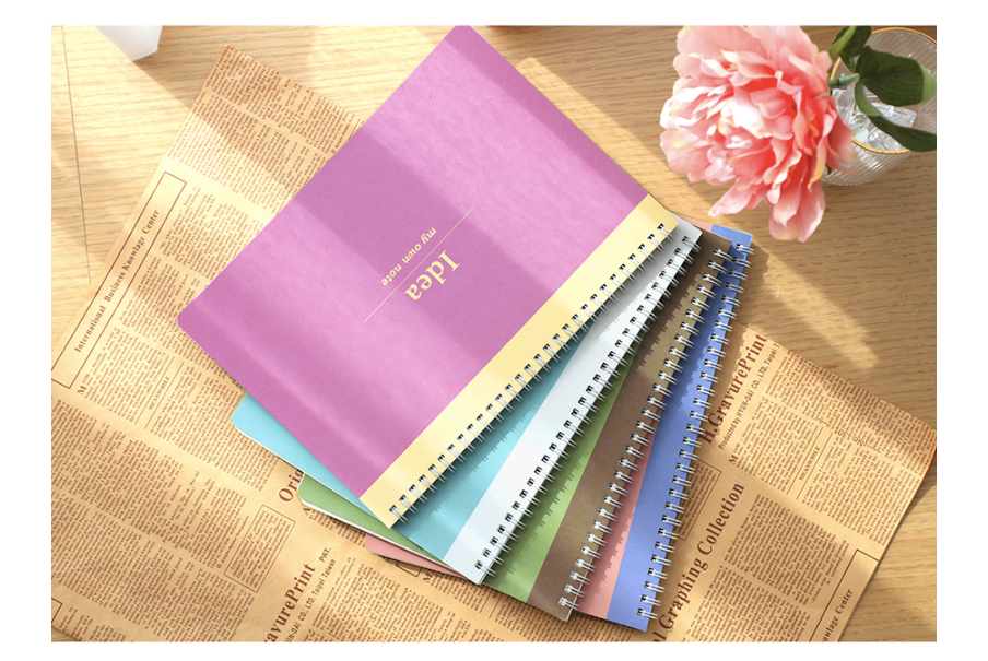 PLEPLE B5 Wide Spring binding notebook(6 colors)