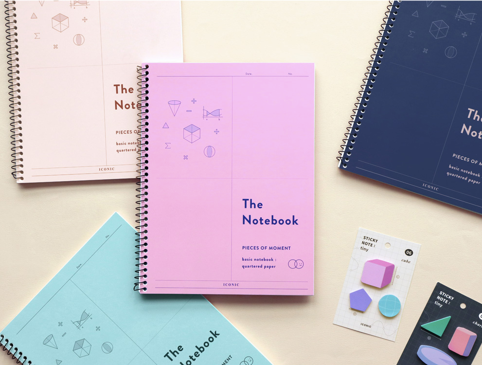 ICONIC Basic Mathematics notebook (4colors)