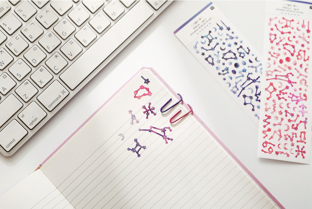 ARDIUM Removable Sticker 4 sheets set