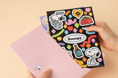 Peanuts Snoopy Confetti 8 sheets Big Sticker Pack