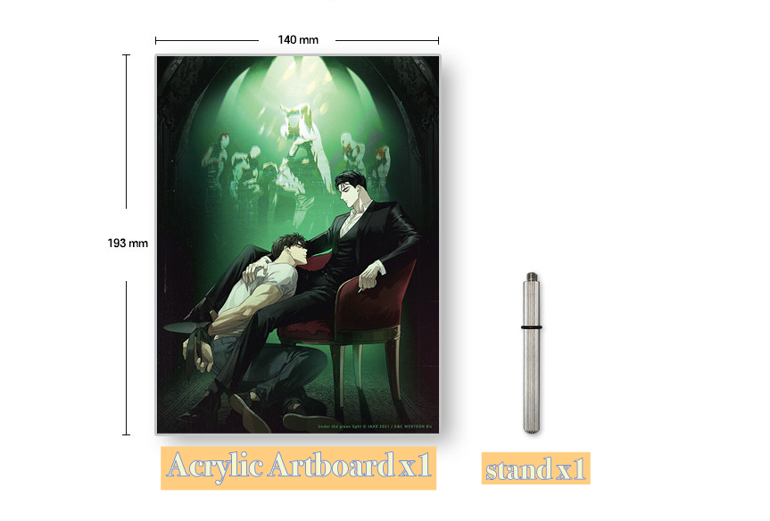 UNDER THE GREEN LIGHT Acrylic Series