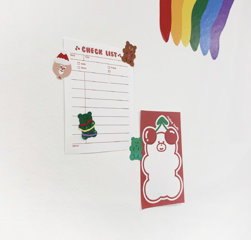 MALLING BOOTH Jelly and Christmas sticker