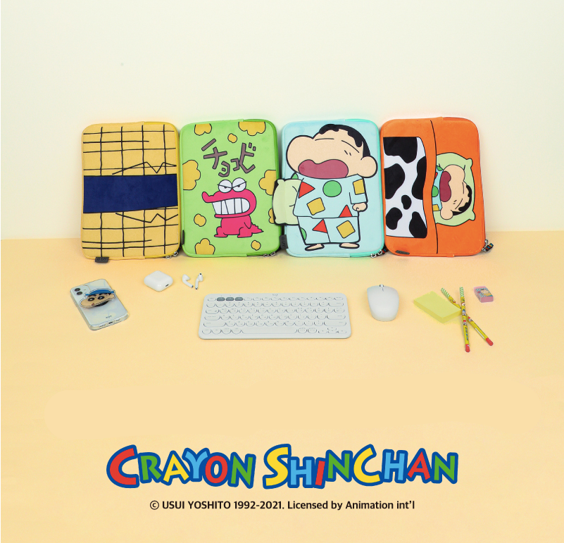 Crayon shin chan Laptop Pouch, Macbook case Sleeves, 11inch 13inch 15inch, 4 styles