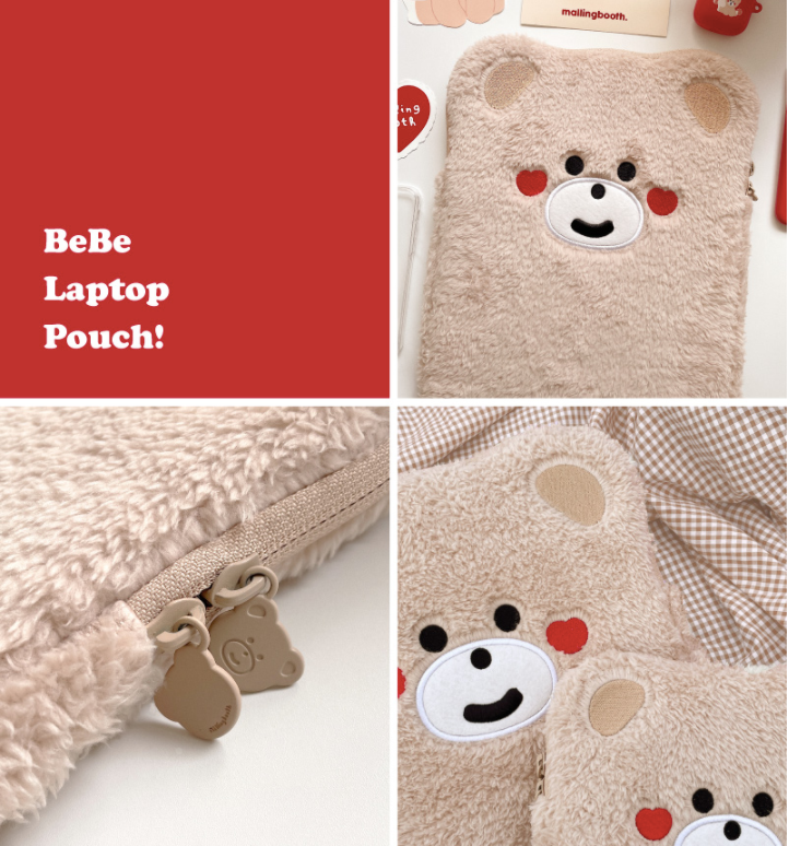 MALLING BOOTH Bebe Laptop Pouch, Macbook case Sleeves, 11inch 13inch 15inch