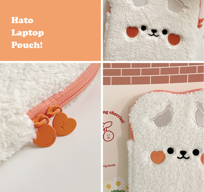 MALLING BOOTH Hato Rabbit Laptop Pouch, Macbook case Sleeves, 11inch 13inch 15inch