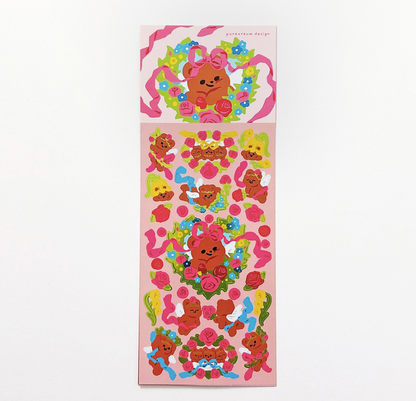 PUREUREUM DESIGN Cupid Flower Sticker