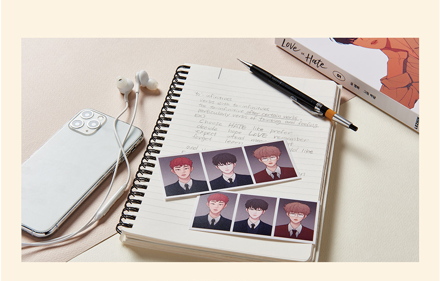 Love or Hate Official Goods ID Photos school look ver.