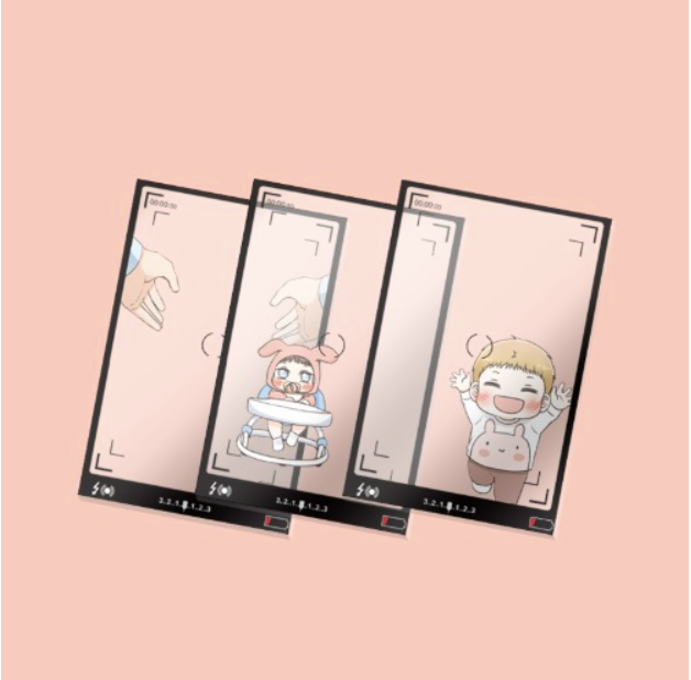 Starts from Baby Official Goods Acrylic Photo Frames, Raising a Child and Falling in Love