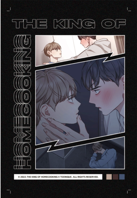 The King of Home Cooking postcards set