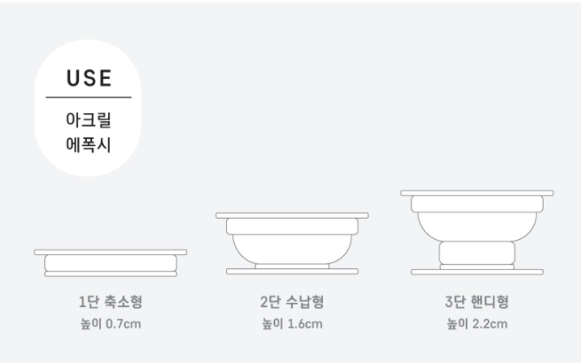 MALLING BOOTH Phone holder : 5 styles