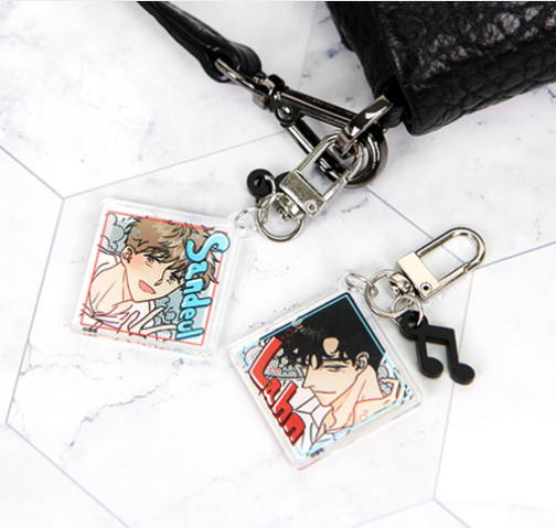 Kiss on the Piano PUNK DUNK FUNK, Acrylic Keychains 2 types