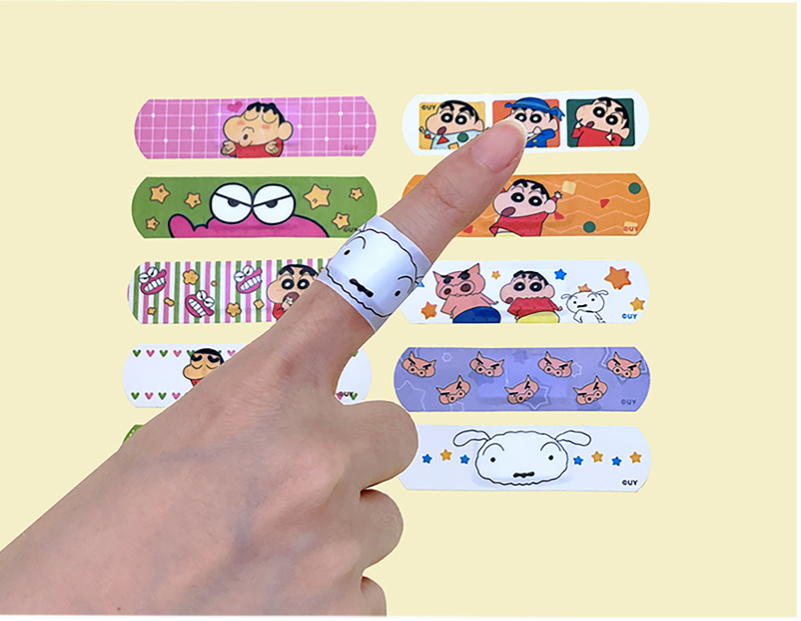 Ver.2 Crayon Shin Chan Band-Aid 50pcs, Adhesive Bandages