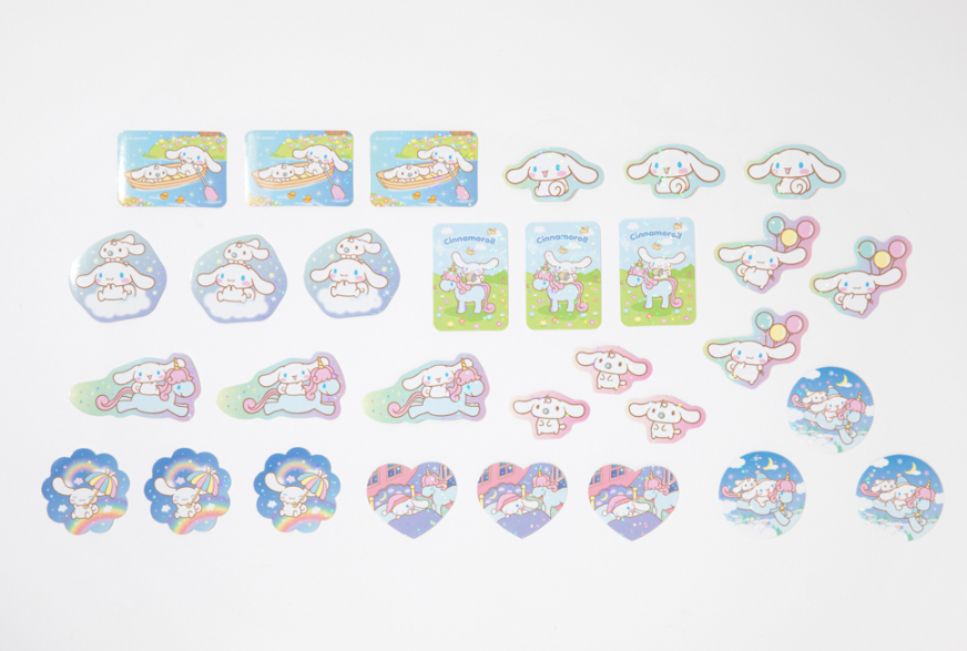 SANRIO Sparkling Sticker, 7 Styles