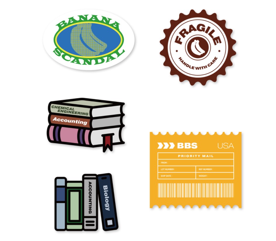 Banana Scandal : Sticker Set