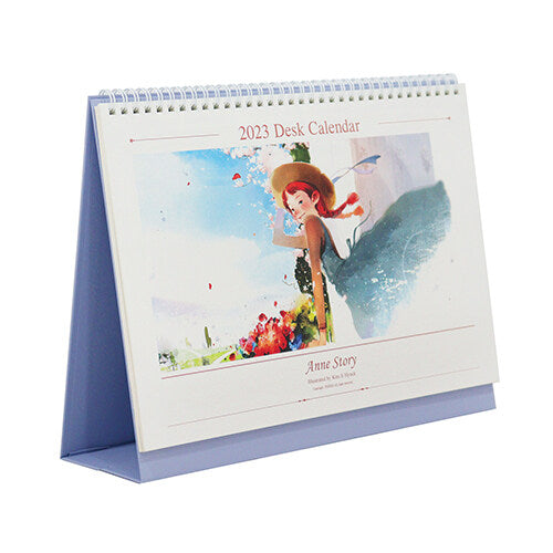 Anne of Green Gables(indigo) 2023 Desk Calendar by kim ji hyuck