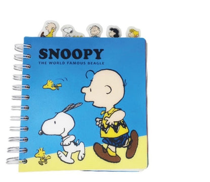 Peanuts Notebook, Snoopy idex note book 2 colors
