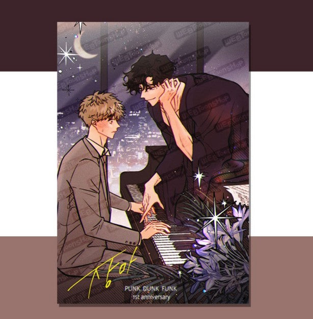 PUNK DUNK FUNK : postcard(signed)