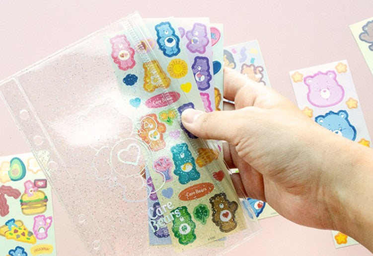 Care Bears Seal Sticker Pack, Care Bears Zipper bag, Care Bears Stickers 9 Types