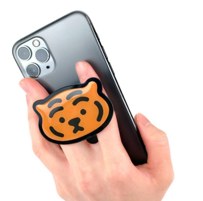 MUZIKTIGER Smart Tok, Phone Grip 4 Types, Tiger, Bear Mobile Holder
