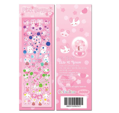 SEOLKEE ILLUST Pink Blossom Seal Sticker