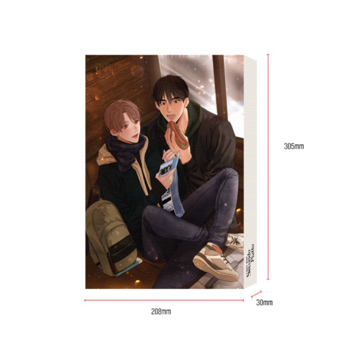 Secondo Piatto : Illustration Canvas Frame + benefit(3 postcards randomly)