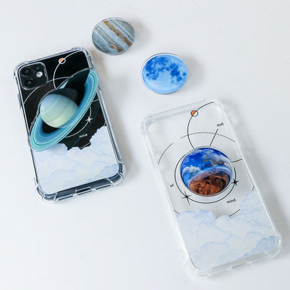 [Cosmic Archive] Out of mind Korea iphone Bumper Shockproof clear case Galaxy Clear Case Cover