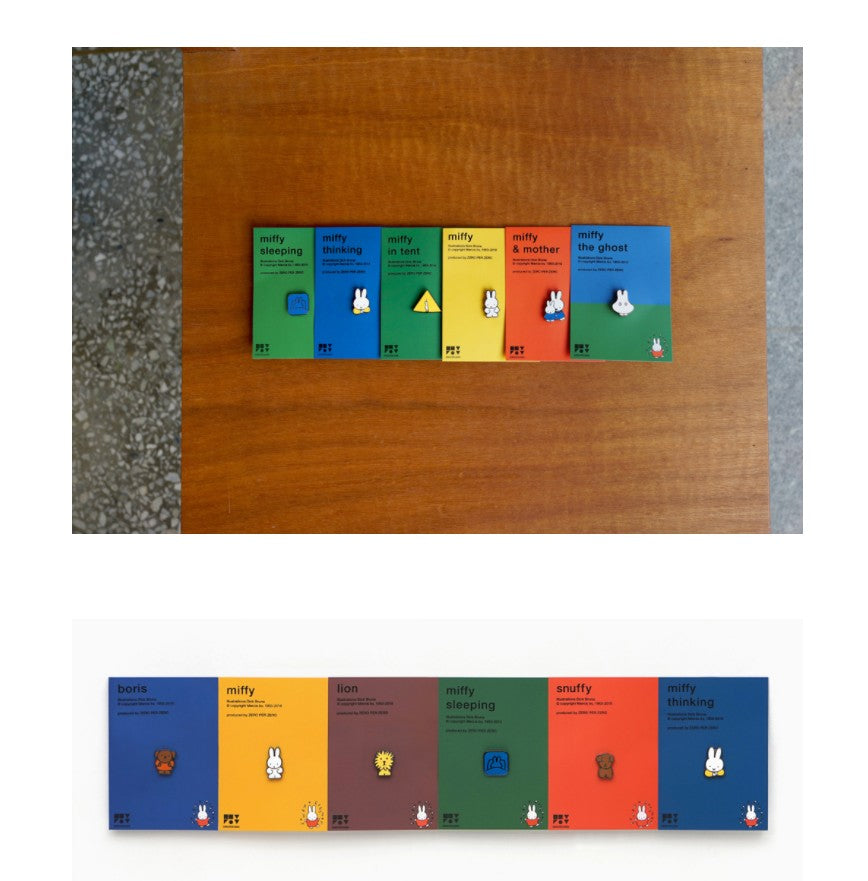 Puppy Pin Badge, Miffy Friends Brooch, Lapel Pin, Scarf Collar Badge