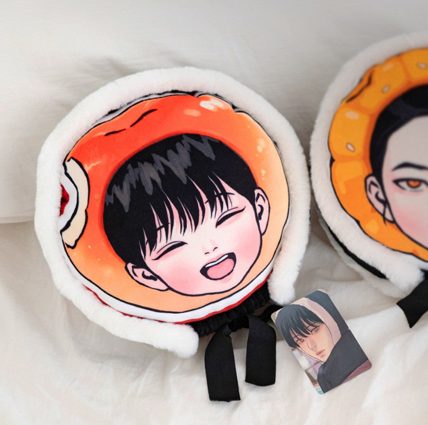 Painter of the Night : Na-kyum Korean Earmuffs Wash Headband & photocard