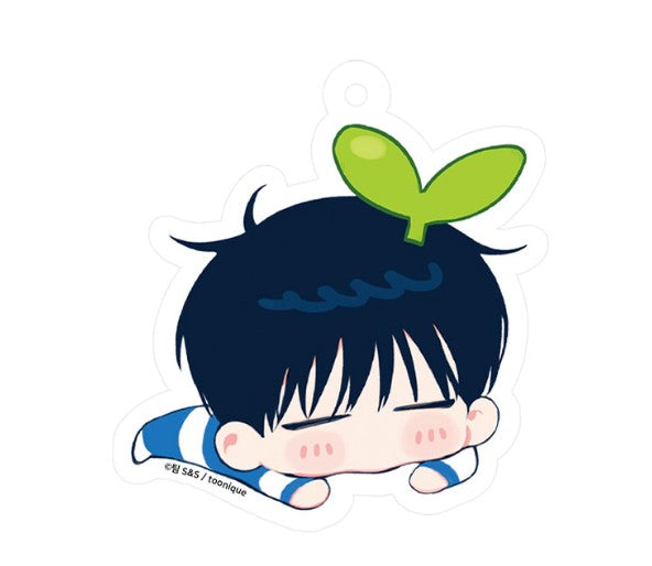 'Radio Storm' Acrylic Keyring