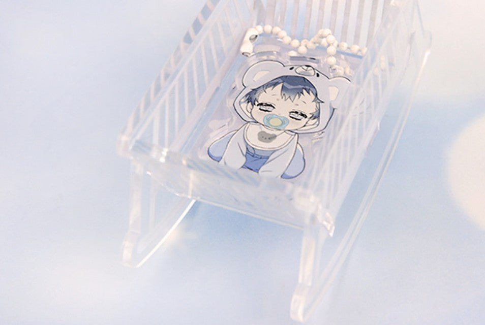 Surge towards you : Acrylic Cradle Crib Keyring Set