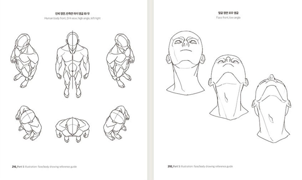 Point Character Drawing Vol.2  by Taco(2 books) - How to Draw body and face Tutorial book