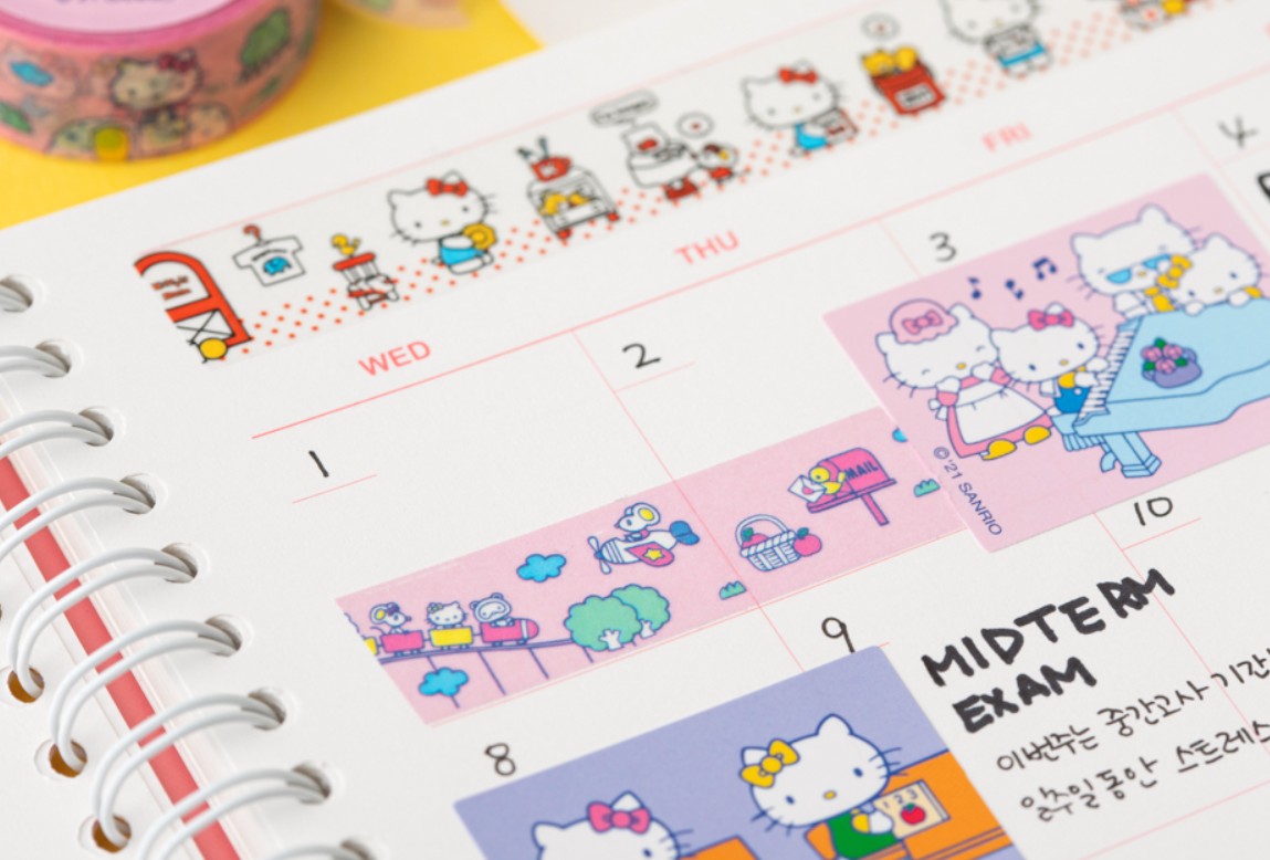 Hello Kitty Washi Tape 2 Types