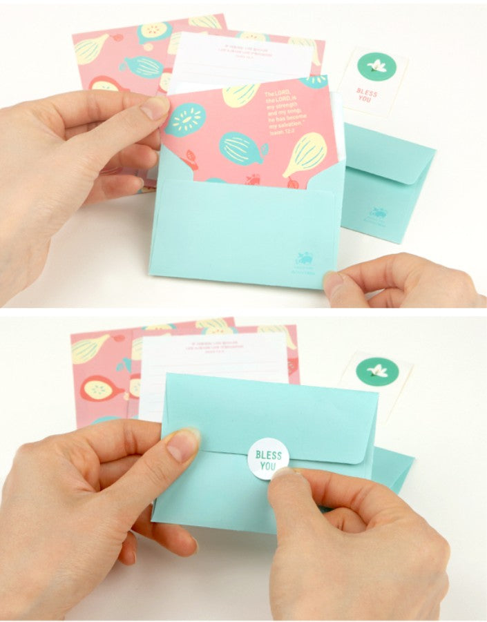 GRACEBELL Mini Stationery Paper and Envelopes Set
