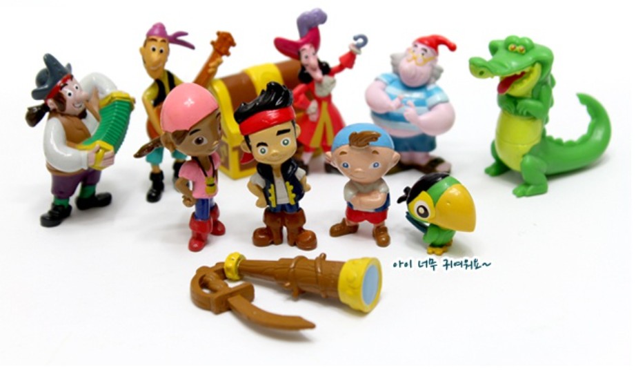 Jake & the Neverland Pirates My Busy Book + 12 Character Figurines And Playmat