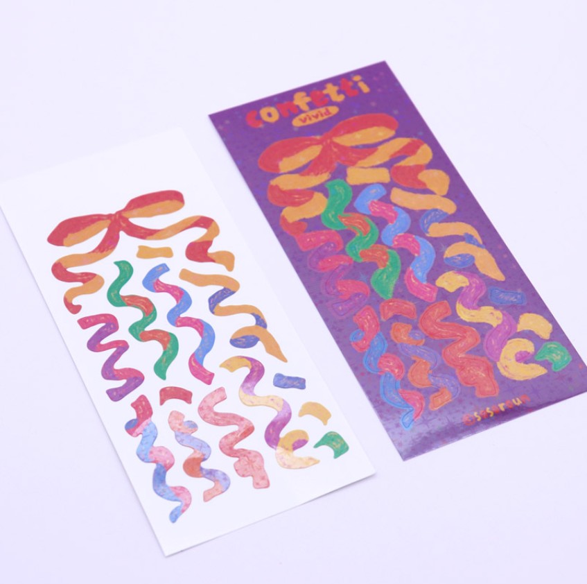 SOSOROUN Cofetti Seal Sticker 2 Types