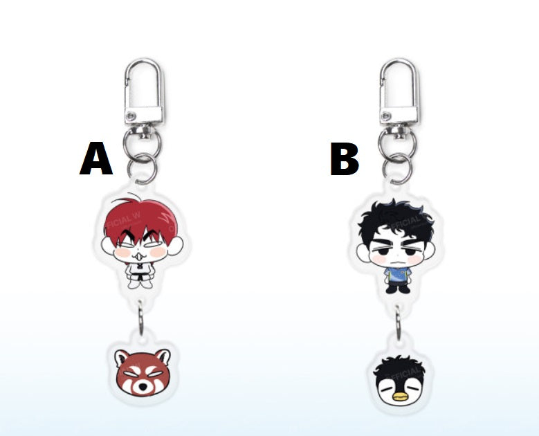 High Clear : Acrylic Keyring