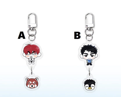 High Clear : Acrylic Keyring