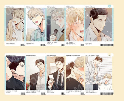 Rare BLACK TIGER THE PAWN'S REVENGE PRINT CARDS Lezhin BL Yaoi Korean  Manhwa