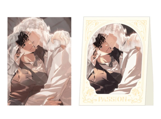 [POP-UP]PASSION : boutonniere's vow passion anniversary : Lenticular Postcard & Frame Stand Set