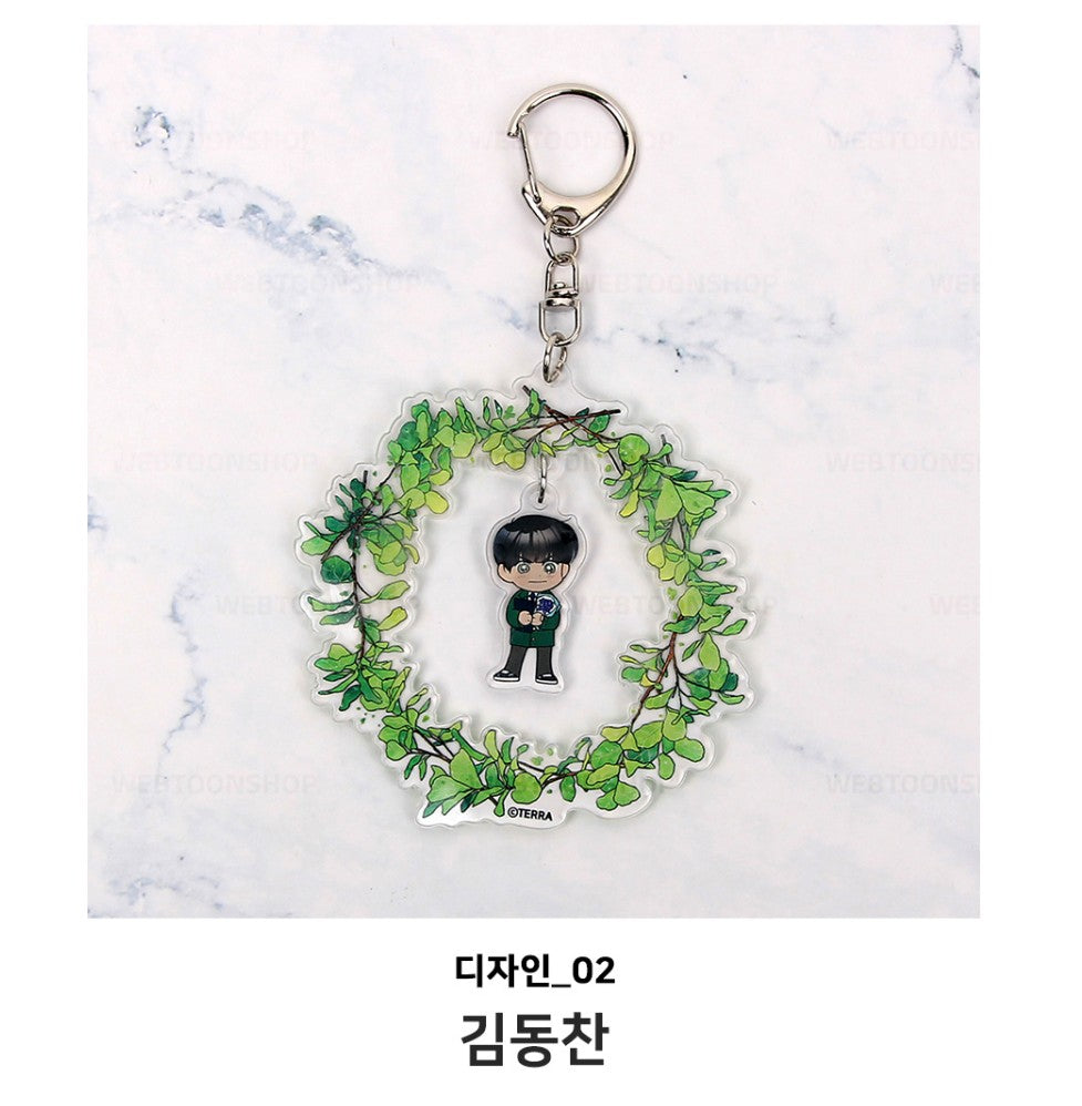 [pre-order]Spinach Bouquet : Acrylic Keyring