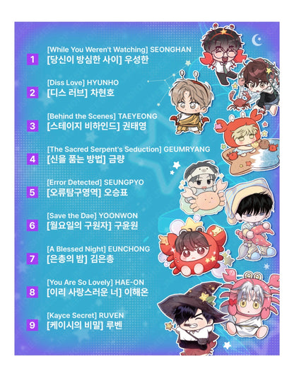 [Monthly Star Sign] CANCER ACRYLIC KEYRING