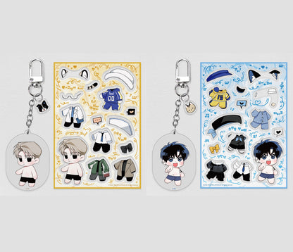 10 years : Dress-up Acrylic Keyring