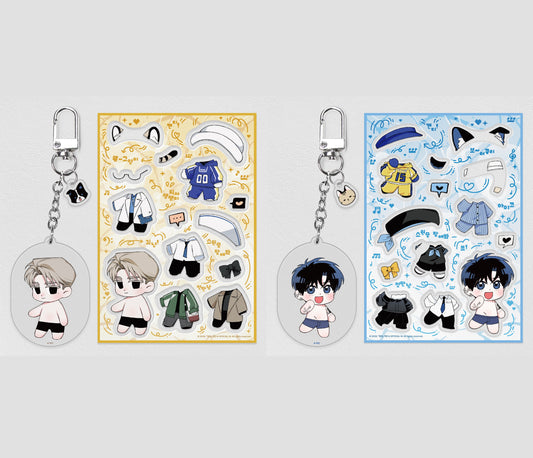 10 years : Dress-up Acrylic Keyring