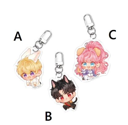 [collaboration cafe] When the Third Wheel Strikes Back : Acrylic Keyring