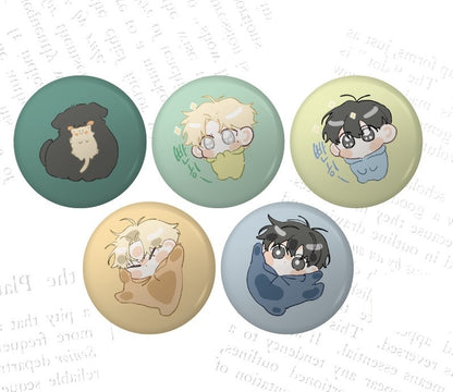 [Pre-order][collaboration cafe] A World Without You : Random Pin Button