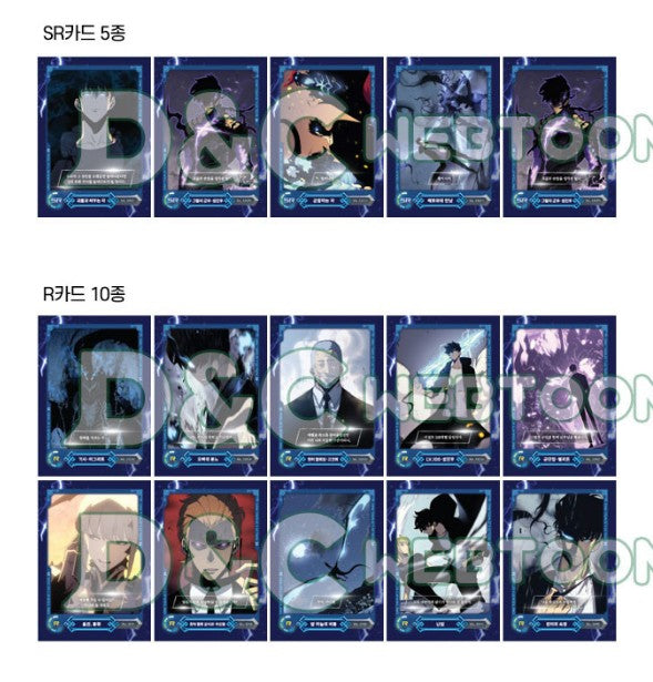 Solo Leveling : Collecting Card Set(3 cards, randomly